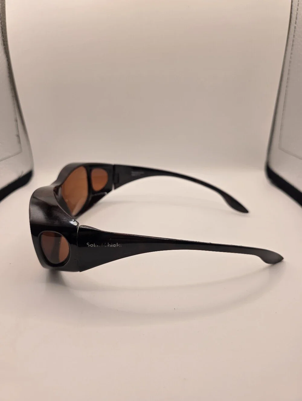 Foster Grant Black VR/AR Glasses with Amber Lenses